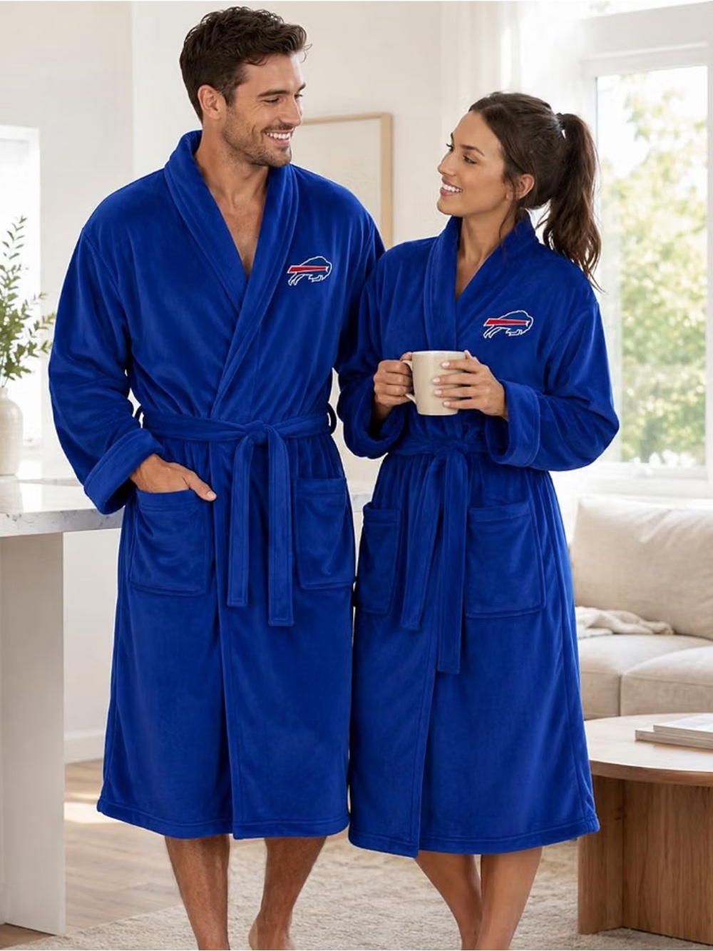 NFL Buffalo Bills Silk Touch Robe Unisex L/XL - new in bag